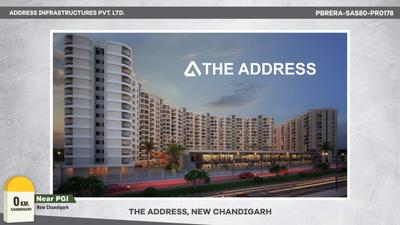 Image of 1150 Sq.ft 3 BHK Apartment / Flat for sale in The Address, Mullanpur Garibdass, Chandigarh for Rs. 7500000