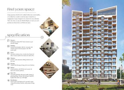 Image of 604 Sq.ft 1 BHK Apartment / Flat for sale in Ashapura Mokshit Majesta, Dombivli East, Thane for Rs. 4050000