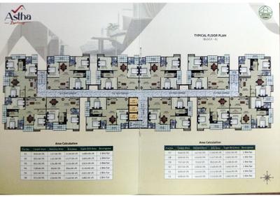Image of 1501 Sq.ft 3 BHK Apartment / Flat for sale in Astha Residency, Danapur, Patna for Rs. 8255500