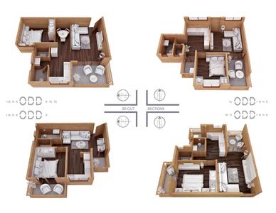 Image of 733 Sq.ft 1 BHK Apartment / Flat for sale in Media Leaf, Ambegaon Budruk, Pune for Rs. 3805000