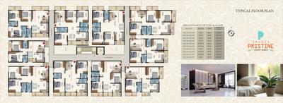 Image of 1045 Sq.ft 2 BHK Apartment / Flat for sale in Srinivasa Srinis Pristine, Choudadenahalli, Bengaluru for Rs. 9400200
