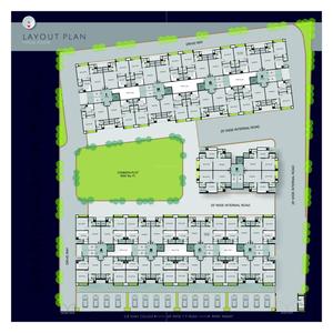Image of 690 Sq.ft 1 BHK Apartment / Flat for sale in Dharmadev Swaminarayan Park 4, Vishala, Ahmedabad for Rs. 3500000