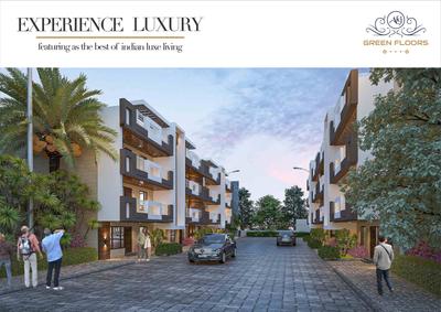 Image of 1850 Sq.ft 3 BHK Builder Floor for sale in AKJ Green Floors, Crossings Republik, Ghaziabad for Rs. 11000000