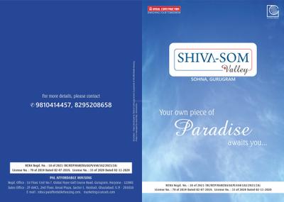 Image of 167 Sq.ft Residential Plot / Land for sale in Shiva Som Valley, Sector 35, Sohna for Rs. 23300000
