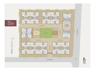 Image of 1126 Sq.ft 2 BHK Penthouse for sale in PSY Enterprise Pramukh Glory, Sector 12, Gandhinagar for Rs. 7500000