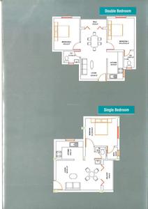 Image of 511 Sq.ft 1 BHK Apartment / Flat for sale in Hansa Courtyard, Tiruvottiyur, Chennai for Rs. 3500000