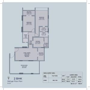 Image of 1050 Sq.ft 2 BHK Apartment / Flat for sale in Varad Pushp Vatika, Kondhwa, Pune for Rs. 8500000