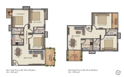Image of 1075 Sq.ft 2 BHK Apartment / Flat for sale in Ambient Winds, Kalikapur, EM Bypass, Kolkata for Rs. 9500000