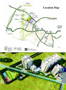 Image of 800 Sq.ft 2 BHK Apartment / Flat for sale in MRG Ultimus, Sector 90, Gurgaon for Rs. 6400000