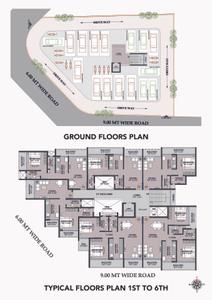 Image of 770 Sq.ft 1 BHK Apartment / Flat for sale in Gloria Greens, Airoli, Navi Mumbai for Rs. 8500000