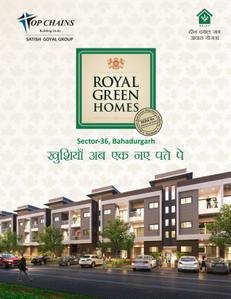 Image of 819 Sq.ft 2 BHK Independent House for sale in Shiv Yash Royal Green Homes, sector 36, Bahadurgarh for Rs. 9400000