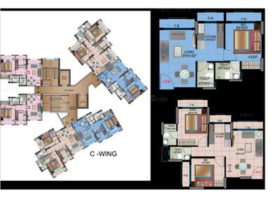 Image of 403 Sq.ft 1 BHK Apartment / Flat for sale in JSB Nakshatra Pride I, Naigaon East, Naigaon for Rs. 3150000