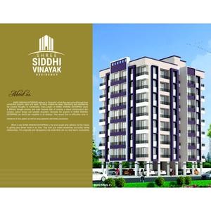 Image of 700 Sq.ft 1 BHK Apartment / Flat for sale in Shree Siddhivinayak Residency B to E Building, Chala, Vapi for Rs. 1700000