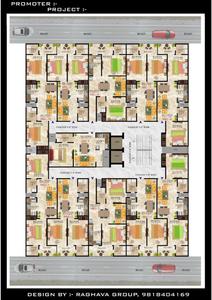 Image of 550 Sq.ft 1 BHK Apartment / Flat for sale in Globetech Home Tech Global, Sector 104, Noida for Rs. 2500000