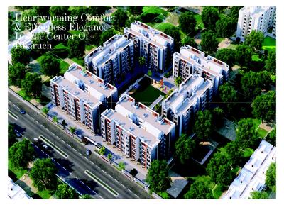 Image of 1150 Sq.ft 2 BHK Apartment / Flat for sale in Sanskrut Samruddhi Residency, Bholav, Bharuch for Rs. 3200000