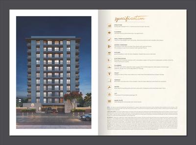 Image of 1850 Sq.ft 3 BHK Apartment / Flat for sale in JT Serenity Homes, Pal Gam, Surat for Rs. 8300000