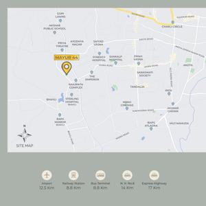 Image of 1600 Sq.ft 3 BHK Apartment / Flat for sale in Shree Mayur 44, Bhayli, Vadodara for Rs. 7900000