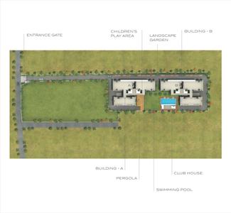 Image of 1193 Sq.ft 2 BHK Apartment / Flat for sale in Ama The Turf Building A B, Ghorpadi, Pune for Rs. 12500000