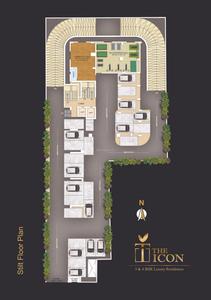 Image of 1870 Sq.ft 3 BHK Apartment / Flat for sale in The ICON, Adarsh Nagar, Jaipur for Rs. 17200000