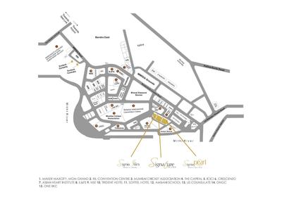 Image of 6600 Sq.ft 4 BHK Apartment / Flat for sale in Sunteck Signia Isles, Bandra East, Mumbai for Rs. 450000000