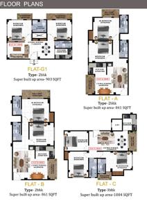 Image of 1084 Sq.ft 3 BHK Apartment / Flat for sale in Shivaay Heaven, Beltola, Guwahati for Rs. 5300000