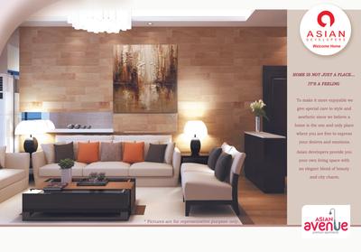 Image of 1000 Sq.ft 2 BHK Apartment / Flat for sale in Asian Avenue, Panampilly Nagar, Kochi for Rs. 10300000