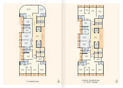 Image of 1150 Sq.ft 2 BHK Apartment / Flat for sale in Pawan Stone Vista, Ulwe, Navi Mumbai for Rs. 12500000