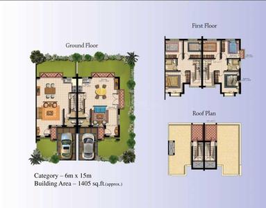 Image of 1500 Sq.ft 2 BHK Villa for sale in USE Kolkata West International City, Kona, Howrah for Rs. 4000000