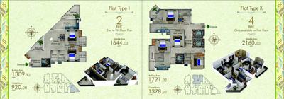 Image of 1170 Sq.ft 2 BHK Apartment / Flat for sale in VHV Happy Homes 2 0, Lamhi, Varanasi for Rs. 7600000