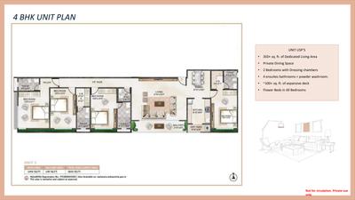 Image of 2790 Sq.ft 4 BHK Apartment / Flat for sale in H Rishabraj Trident, Andheri West, Mumbai for Rs. 98500000