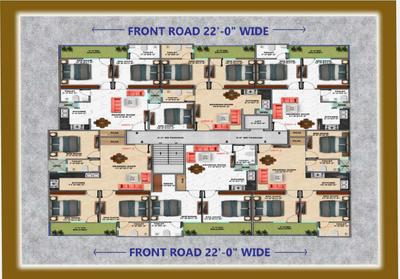 Image of 1300 Sq.ft 3 BHK Apartment / Flat for sale in Royal Krishna Elite, Noida Extension, Greater Noida for Rs. 5485000
