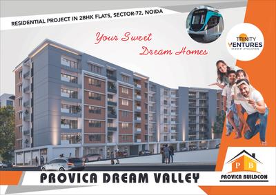 Image of 1000 Sq.ft 2 BHK Apartment / Flat for sale in Trinity Provica Dream Valley, Sector 72, Noida for Rs. 5187000