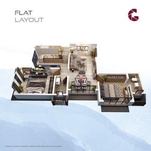 Image of 615 Sq.ft 1 BHK Apartment / Flat for sale in Sea Rock, Borivali West, Mumbai for Rs. 12500000