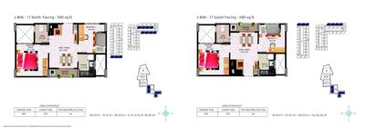 Image of 390 Sq.ft 1 BHK Apartment / Flat for sale in Jubliee Residences, Moolakazhani, Chennai for Rs. 2750000