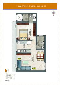 Image of 820 Sq.ft 2 BHK Apartment / Flat for sale in ASHAR MAPLE BIRCH, Mulund West, Mumbai for Rs. 17300000