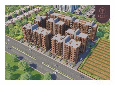 Image of 550 Sq.ft 2 BHK Apartment / Flat for sale in Sakar Residency, Bakrol Bujrang, Ahmedabad for Rs. 3900000