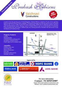Vaishnavi Prakash Hibiscus Brochure