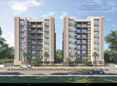 Image of 1300 Sq.ft 3 BHK Apartment / Flat for sale in Friends Pious Parisar, Chandkheda, Ahmedabad for Rs. 8500000