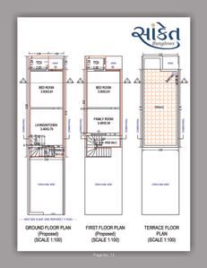 Image of 5958 Sq.ft 3 BHK Duplex for sale in Balaji Land Sanket Bunglows, Swati Park, Rajkot for Rs. 5851000