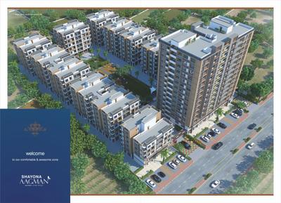 Image of 1980 Sq.ft 3 BHK Apartment / Flat for sale in Shree Hari Shayona Aagman Phase II Block A And B, Gota, Ahmedabad for Rs. 8800000