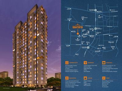 Image of 525 Sq.ft 1 BHK Apartment / Flat for sale in Shivraj Charkop 1 Ramtirth CHSL, Kandivali West, Mumbai for Rs. 9900000