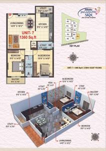 Image of 1925 Sq.ft 3 BHK Apartment / Flat for sale in Sri Jaganath SKN, Subramanyapura, Bengaluru for Rs. 16000000