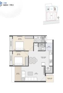 Image of 1150 Sq.ft 3 BHK Apartment / Flat for sale in Shree RK Elinora, Zadeshwar, Bharuch for Rs. 6000000