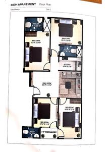 Image of 1600 Sq.ft 4 BHK Apartment / Flat for sale in Shreelabh Sidh Apartment, Sector 73, Noida for Rs. 7500000