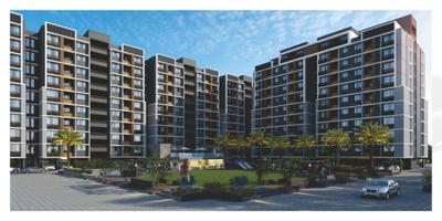 Image of 1215 Sq.ft 2 BHK Apartment / Flat for sale in Kavish Karnavati Riviera, New Maninagar, Ahmedabad for Rs. 4000000