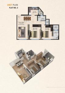 Image of 975 Sq.ft 2 BHK Apartment / Flat for sale in Ranbir Heights, Andheri East, Mumbai for Rs. 18122000