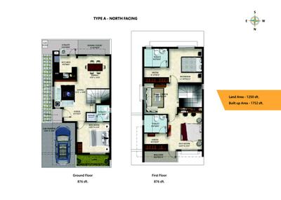 Image of 633 Sq.ft 2 BHK Apartment / Flat for sale in Casagrand Eternia Apartments II, Kalapatti, Coimbatore for Rs. 5500000