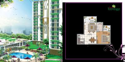 Image of 1050 Sq.ft 2 BHK Apartment / Flat for sale in Terra Heritage, Sector 51, Bhiwadi for Rs. 3800000