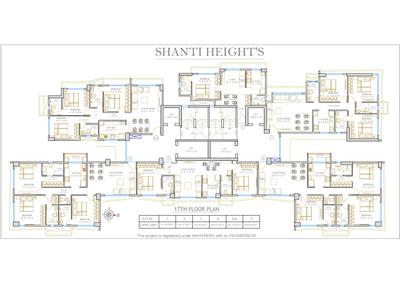 Image of 1100 Sq.ft 3 BHK Apartment / Flat for sale in Vipul Shanti Heights, Matunga East, Mumbai for Rs. 60500000