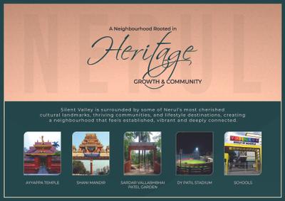 Image of 1409 Sq.ft 2 BHK Apartment / Flat for sale in Moraj Silent Valley, Nerul, Navi Mumbai for Rs. 24100000